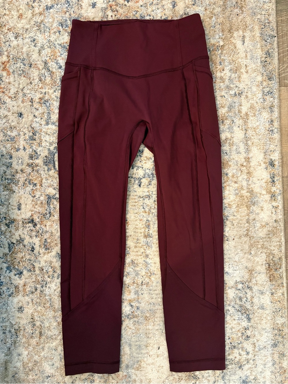 Lululemon Maroon Active Leggings